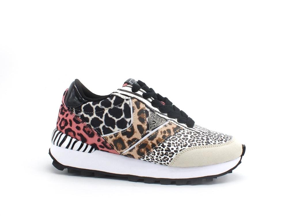GUESS Sneaker Running Leopard Multi - Sandrini Calzature e Abbigliamento