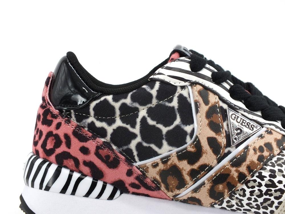 GUESS Sneaker Running Leopard Multi - Sandrini Calzature e Abbigliamento
