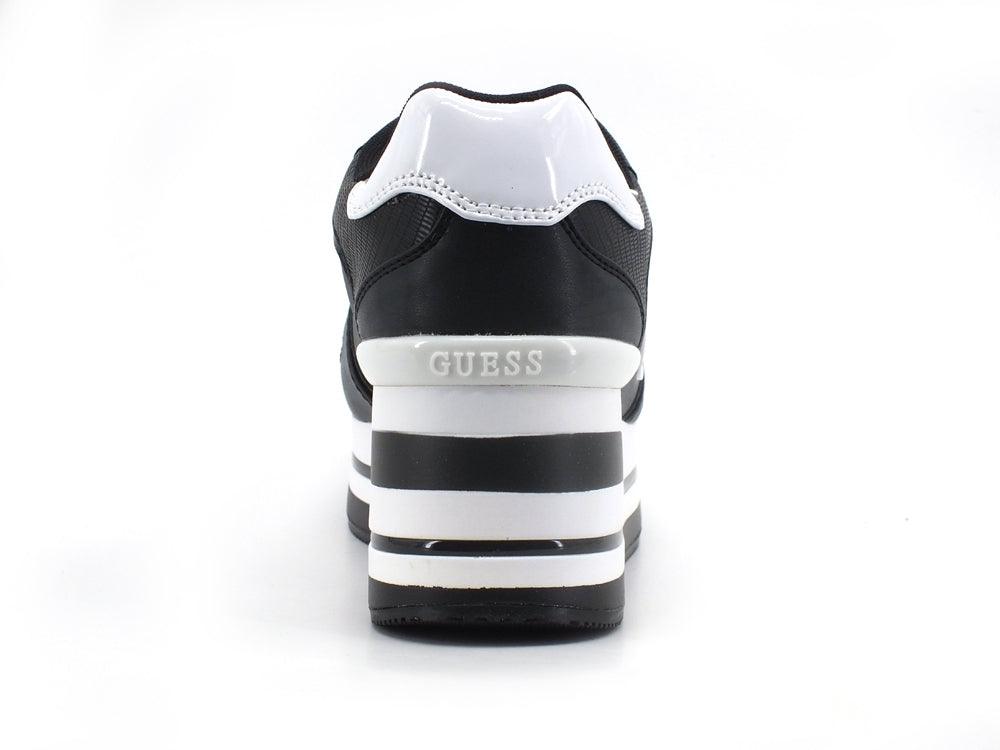 GUESS Sneaker Running Platform Black White FL7HEKELE12 - Sandrini Calzature e Abbigliamento