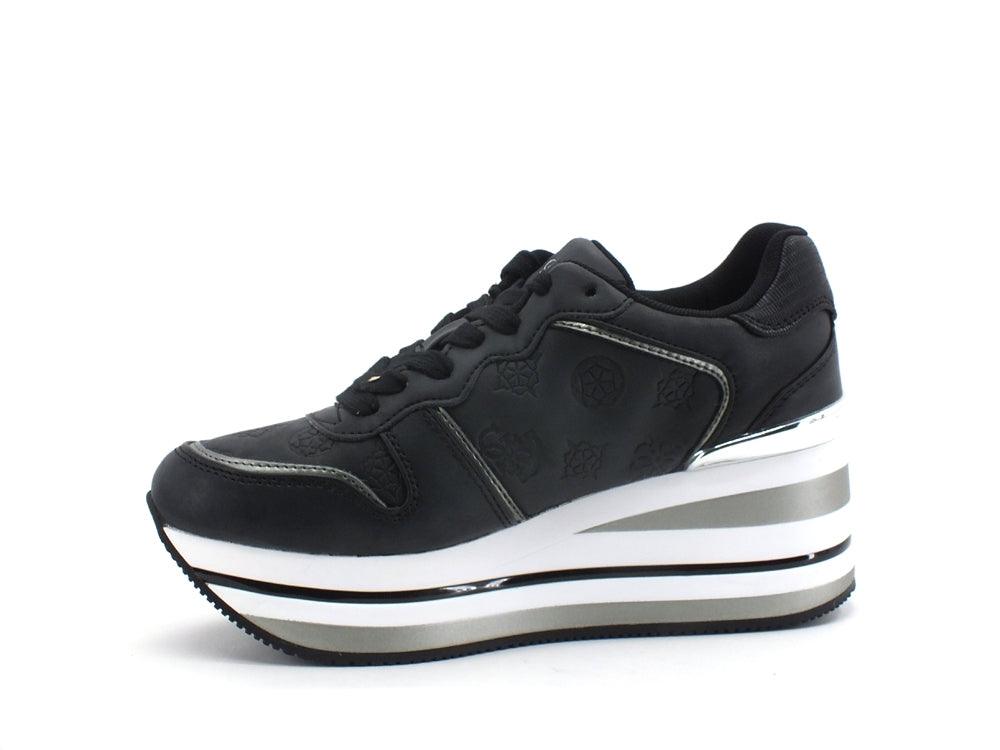 GUESS Sneaker Running Platform Loghi Black Blue FL7HEEFAL12 - Sandrini Calzature e Abbigliamento