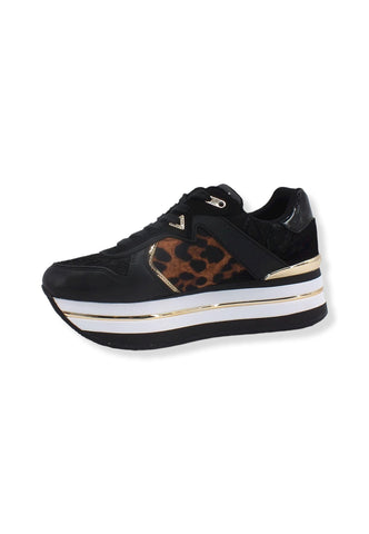 GUESS Sneaker Running Platform Loghi Donna Animalier Leopard FL7HARPEL12 - Sandrini Calzature e Abbigliamento