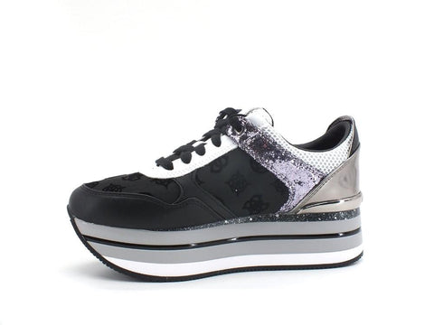 GUESS Sneaker Running Platform Tricolor Black FL5HIDFAM12 - Sandrini Calzature e Abbigliamento