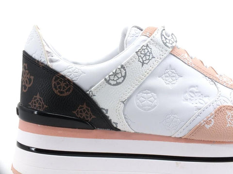 GUESS Sneaker Running Platform Tricolor White Pink FL5HIDFAL12 - Sandrini Calzature e Abbigliamento