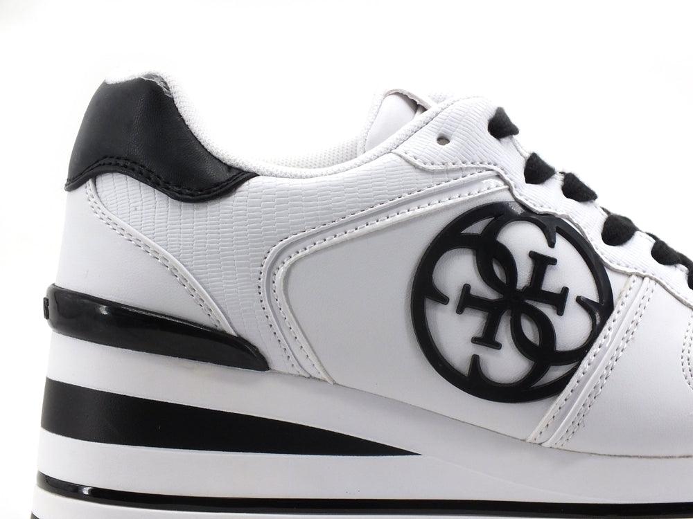 GUESS Sneaker Running Platform White Black FL7HEKELE12 - Sandrini Calzature e Abbigliamento