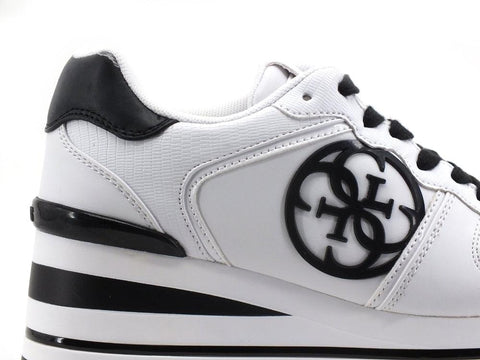 GUESS Sneaker Running Platform White Black FL7HEKELE12 - Sandrini Calzature e Abbigliamento