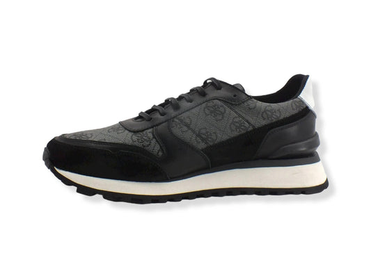 GUESS Sneaker Running Suede Coal Nero Uomo FM7VARELE12 - Sandrini Calzature e Abbigliamento