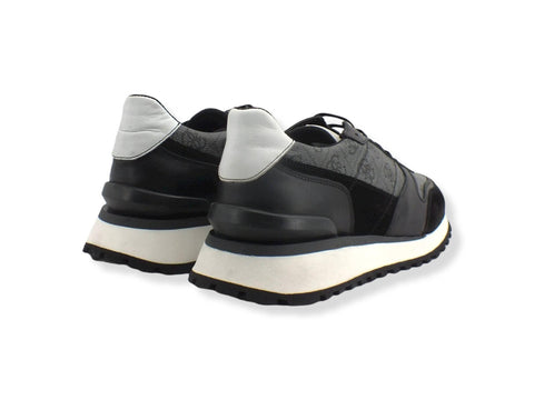 GUESS Sneaker Running Suede Coal Nero Uomo FM7VARELE12 - Sandrini Calzature e Abbigliamento