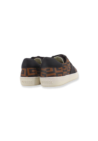 GUESS Sneaker Uomo Bassa Loghi Brown FM7NOLLEL - Sandrini Calzature e Abbigliamento