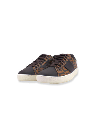 GUESS Sneaker Uomo Bassa Loghi Brown FM7NOLLEL - Sandrini Calzature e Abbigliamento