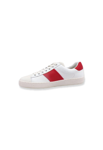 GUESS Sneaker Uomo Bassa White Red FM7NOLFAP12 - Sandrini Calzature e Abbigliamento