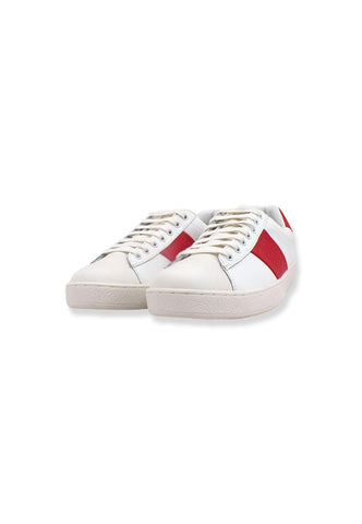 GUESS Sneaker Uomo Bassa White Red FM7NOLFAP12 - Sandrini Calzature e Abbigliamento