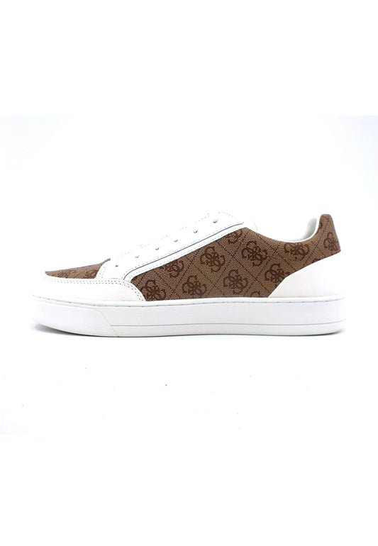 GUESS Sneaker Uomo Bicolor White Beige FM7UIIELE12 - Sandrini Calzature e Abbigliamento