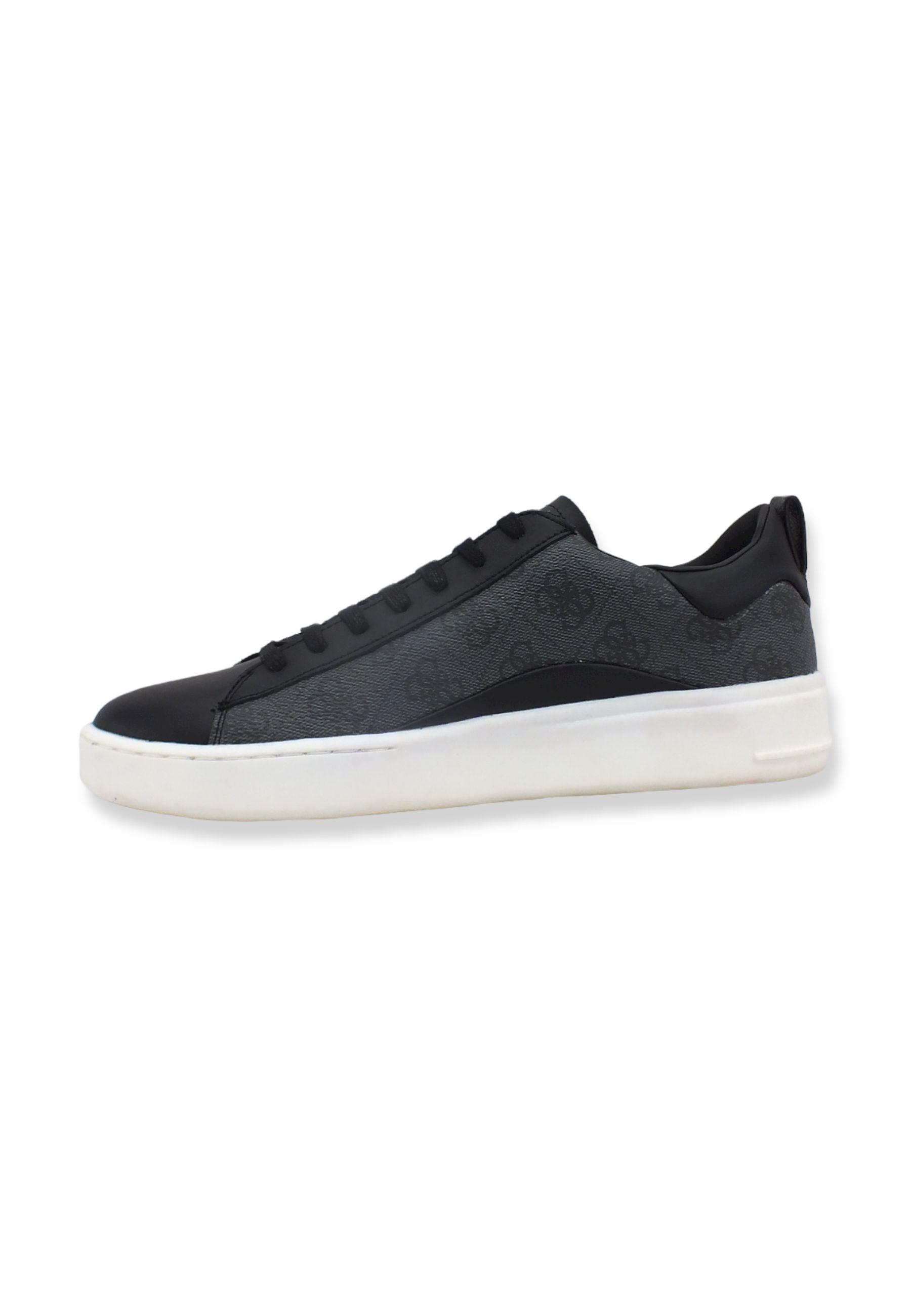 GUESS Sneaker Uomo Loghi Print Grigio Coal FM7VRNFAL12 - Sandrini Calzature e Abbigliamento
