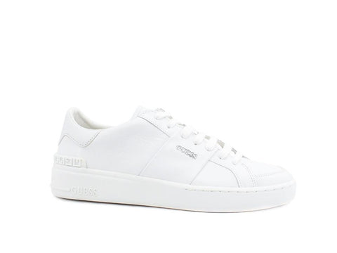 GUESS Sneaker Uomo Pelle Fascia White FM5VESFAL12 - Sandrini Calzature e Abbigliamento