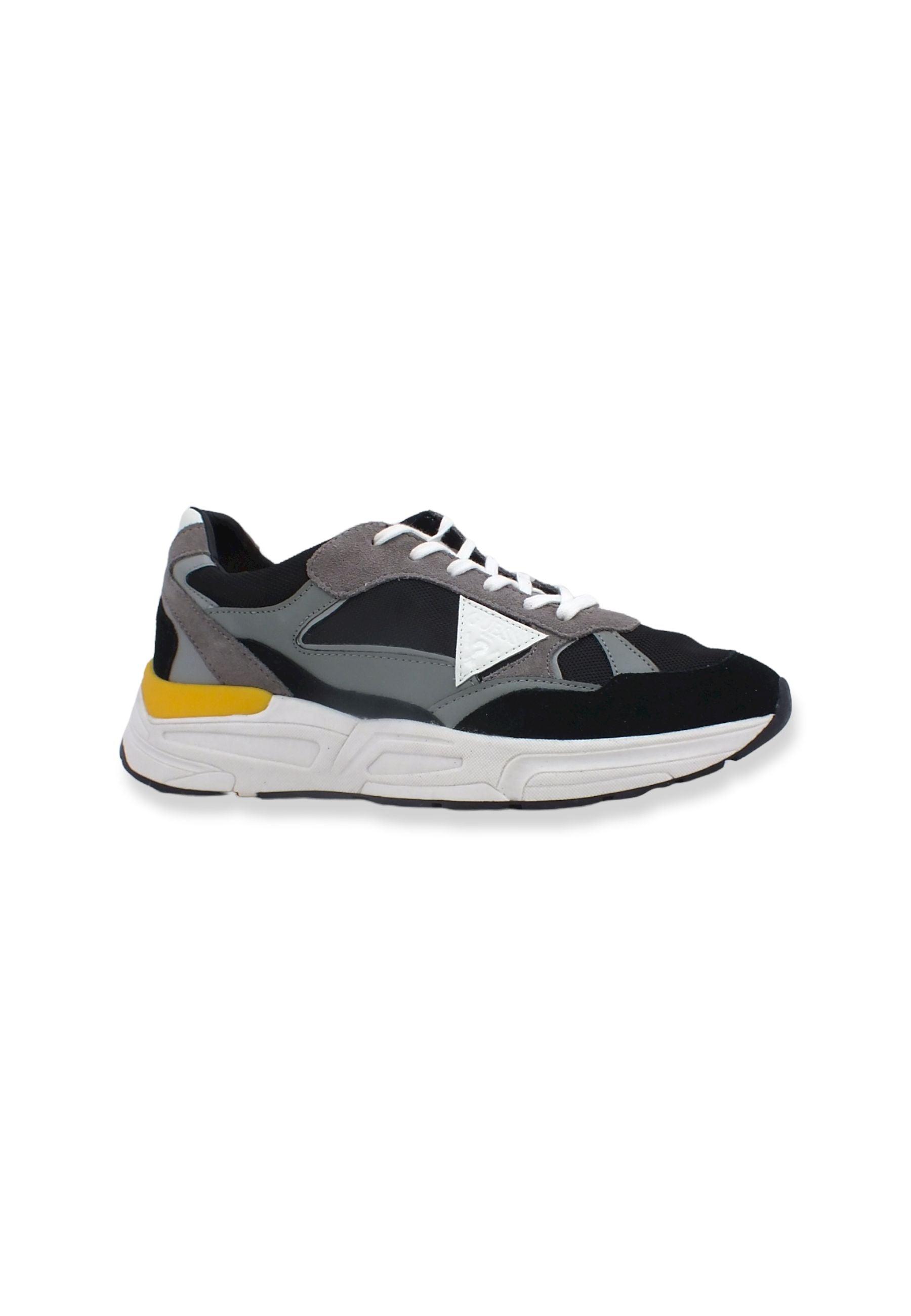 GUESS Sneaker Uomo Running Suede Black Multi FM5IMOELE12 - Sandrini Calzature e Abbigliamento