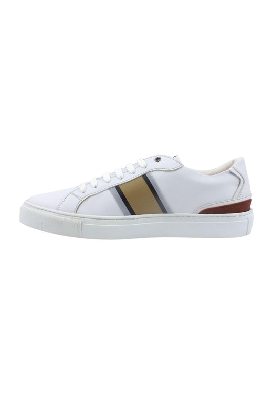 GUESS Sneaker Uomo White Beige FM5TOLELL12 - Sandrini Calzature e Abbigliamento