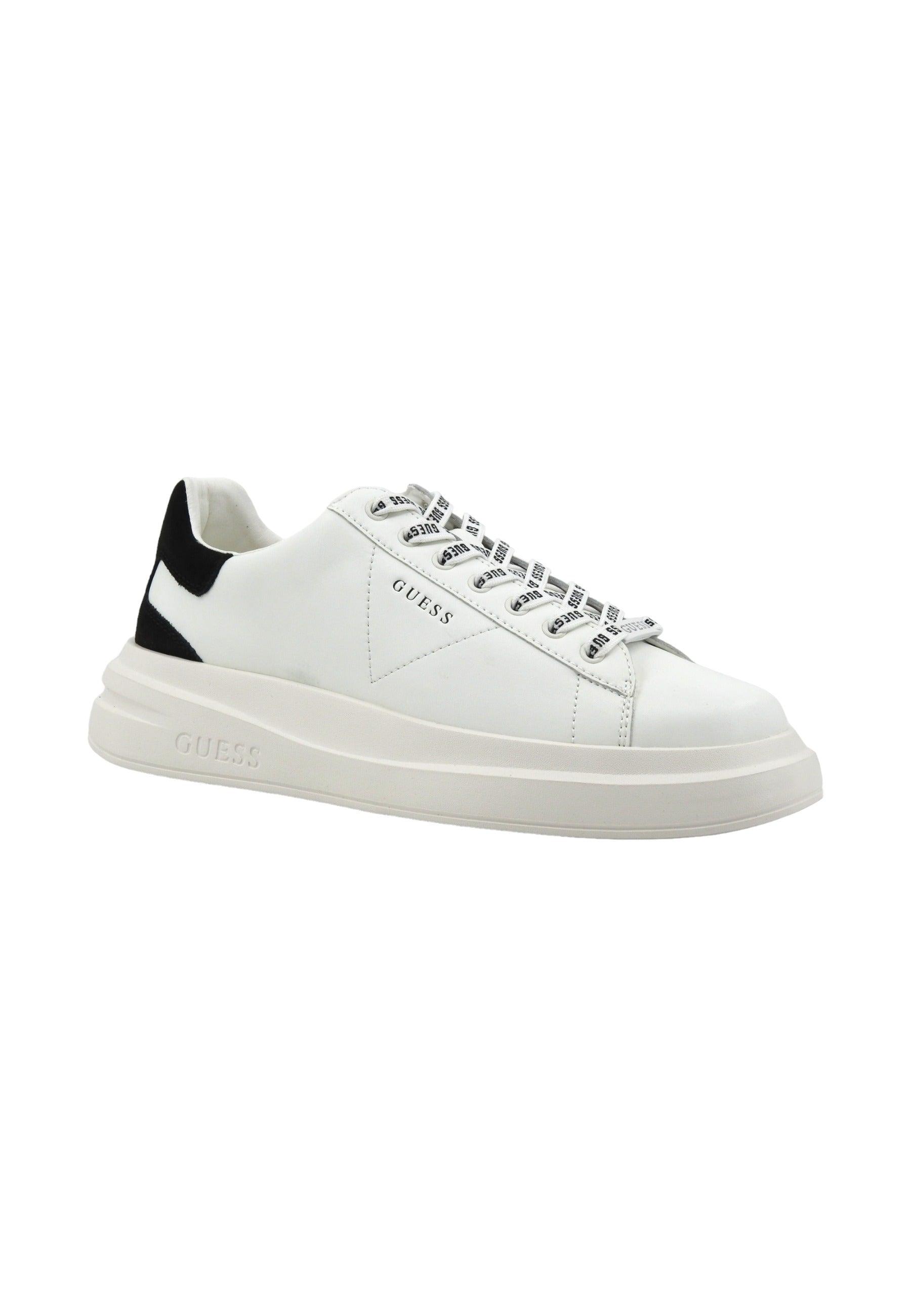 GUESS Sneaker Uomo White Black FMPVIBSUE12 - Sandrini Calzature e Abbigliamento