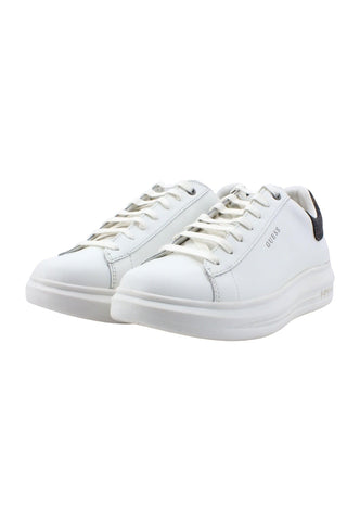 GUESS Sneaker Uomo White Brown Ochre FM7SRNFAL12 - Sandrini Calzature e Abbigliamento
