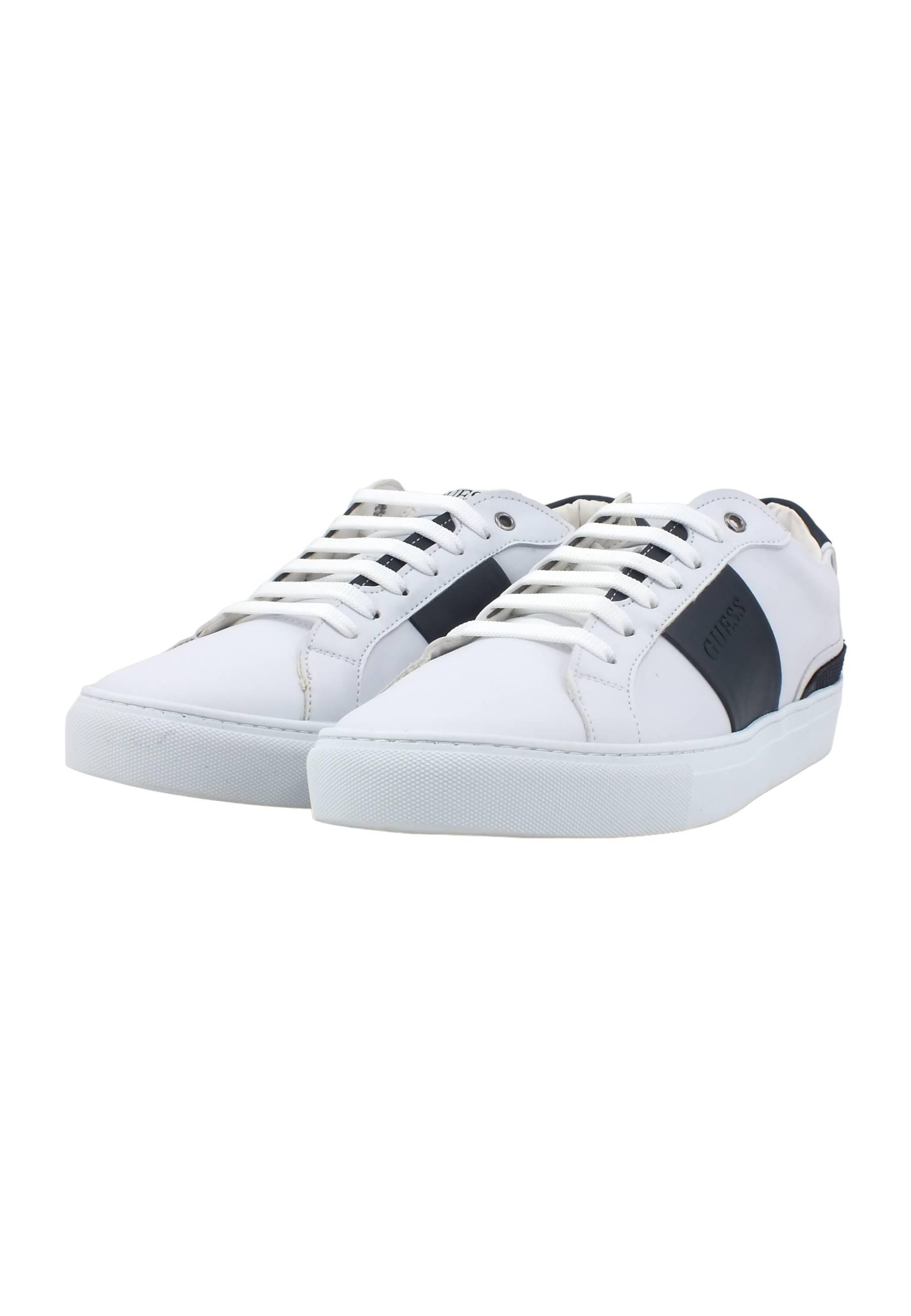 GUESS Sneaker Uomo White Navy FM5TOLELE12 - Sandrini Calzature e Abbigliamento