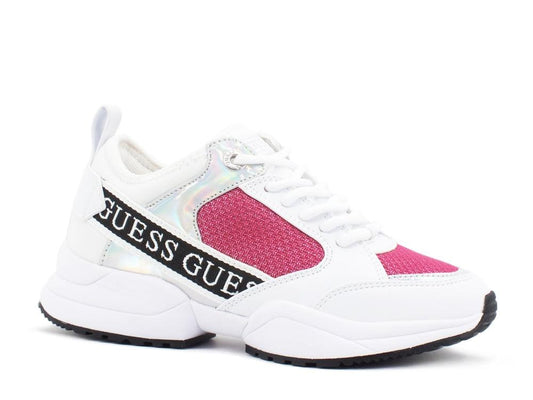 GUESS Sneaker White Fuxia FL5BREFAB12 - Sandrini Calzature e Abbigliamento