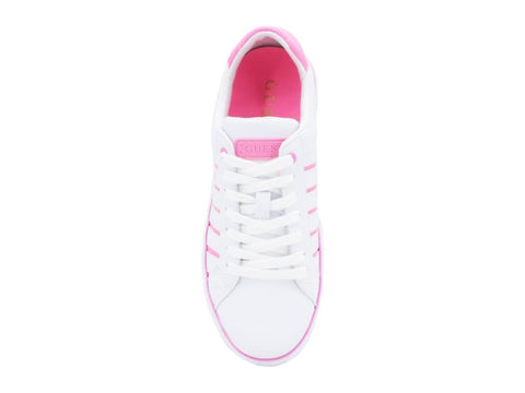 GUESS Sneaker White Pink FL5BOLELE12 - Sandrini Calzature e Abbigliamento