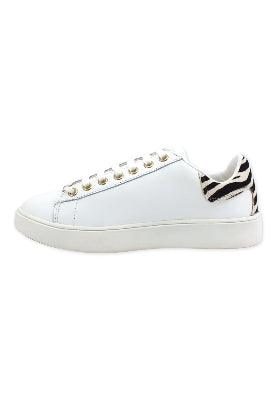 GUESS Sneaker White Zebra FL8MLNLEA12 - Sandrini Calzature e Abbigliamento