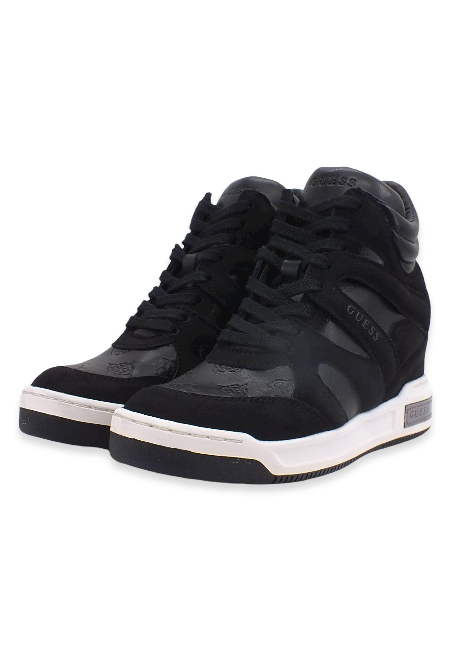 GUESS Sneaker Zeppa Interna Donna Black FL8LISSMA12 - Sandrini Calzature e Abbigliamento