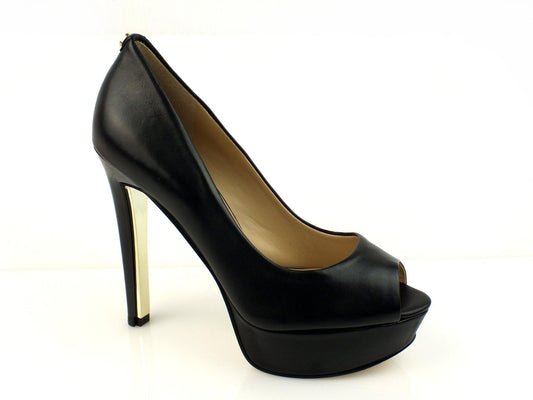 GUESS spuntata tacco lucido plateau PELLE BLACK NERO FLHAL3LEA07 inverno 2018 - Sandrini Calzature e Abbigliamento