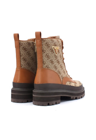GUESS Stivaletto Anfibio Donna Beige Brown FL7BDAFAL10 - Sandrini Calzature e Abbigliamento