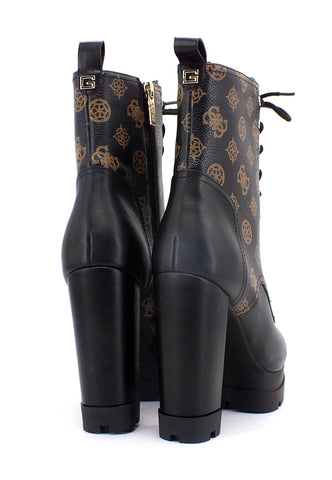 GUESS Stivaletto Anfibio Tacco Alto Donna Brown Ocra FL8BSLFAL10 - Sandrini Calzature e Abbigliamento