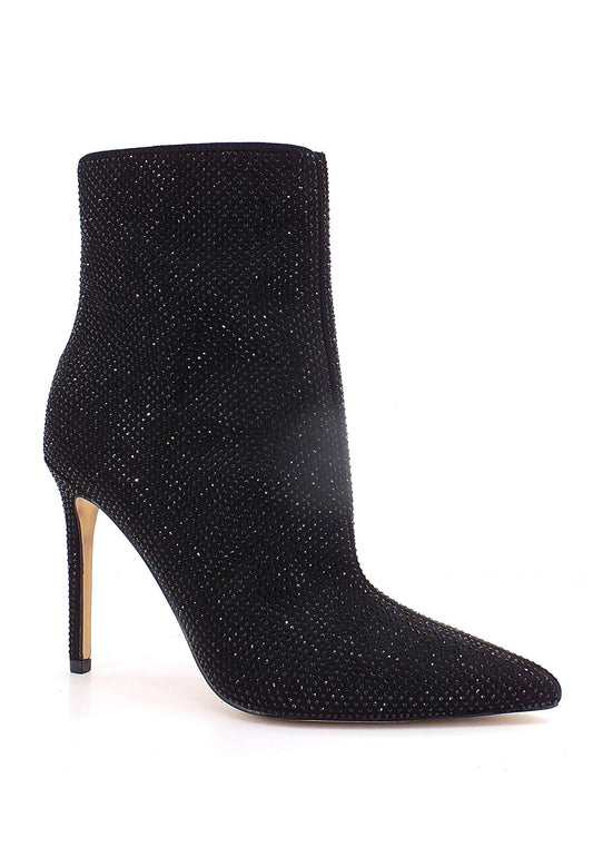 GUESS Stivaletto Tacco Spillo Strass Donna Black FL8SMYESU10 - Sandrini Calzature e Abbigliamento