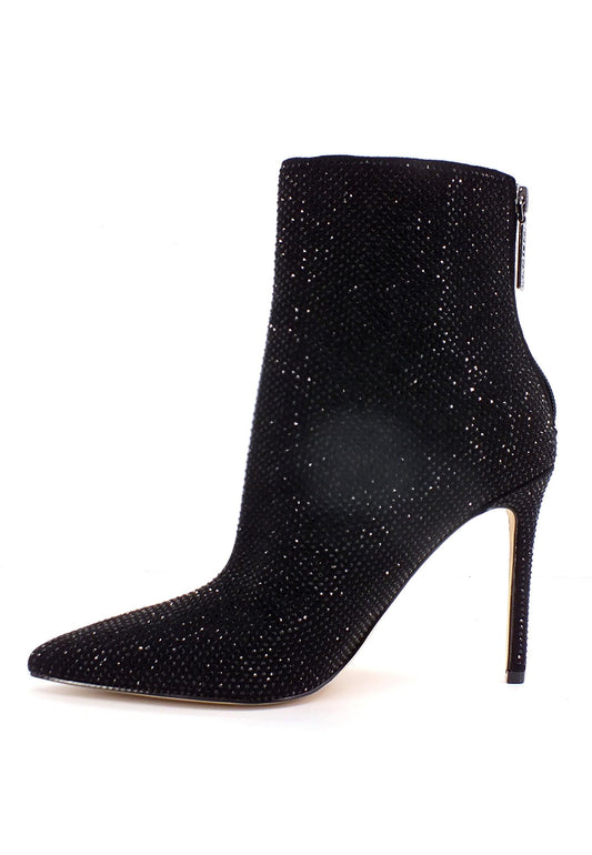 GUESS Stivaletto Tacco Spillo Strass Donna Black FL8SMYESU10 - Sandrini Calzature e Abbigliamento