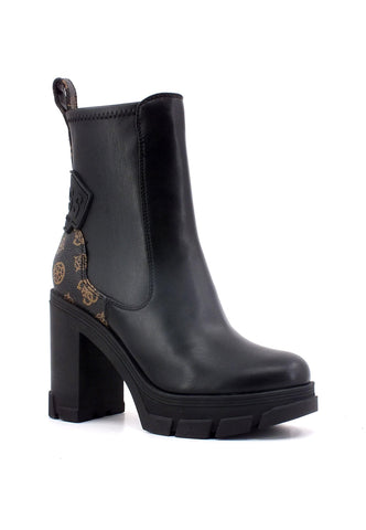 GUESS Stivaletto Tronchetto Donna Black Brown FL7XNOFAL10 - Sandrini Calzature e Abbigliamento