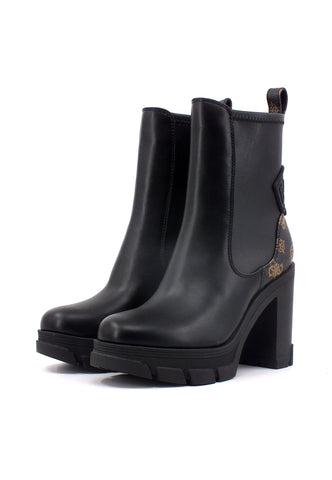 GUESS Stivaletto Tronchetto Donna Black Brown FL7XNOFAL10 - Sandrini Calzature e Abbigliamento