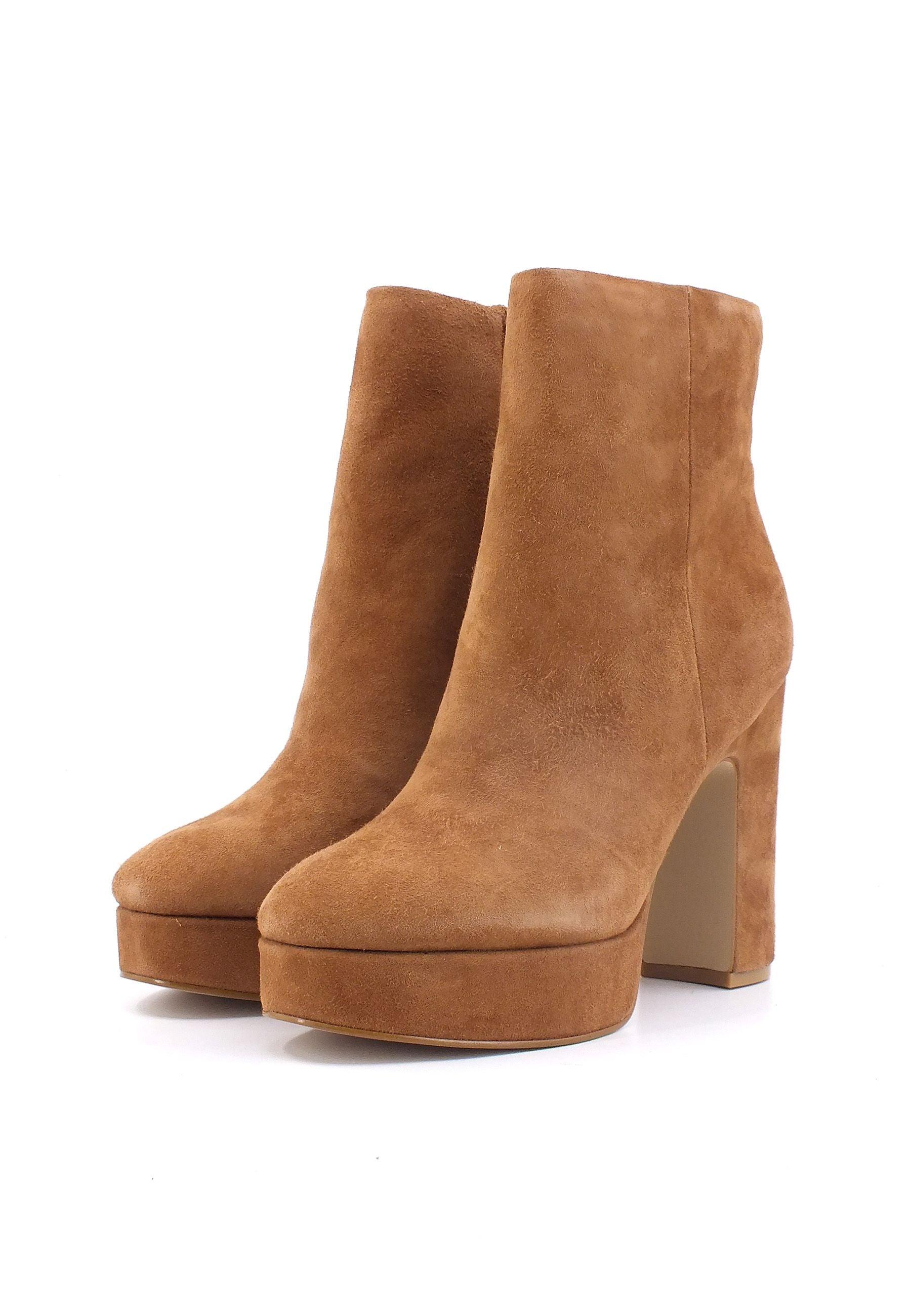 GUESS Stivaletto Tronchetto Donna Cognac Marrone FL7TMLSUE10 - Sandrini Calzature e Abbigliamento