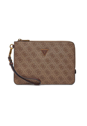 GUESS Torino Pochette Uomo Beige Brown HMEVZLP2286 - Sandrini Calzature e Abbigliamento