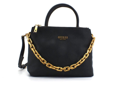 GUESS Turin Borsa Satchel Triple Compart Black VB840006 - Sandrini Calzature e Abbigliamento