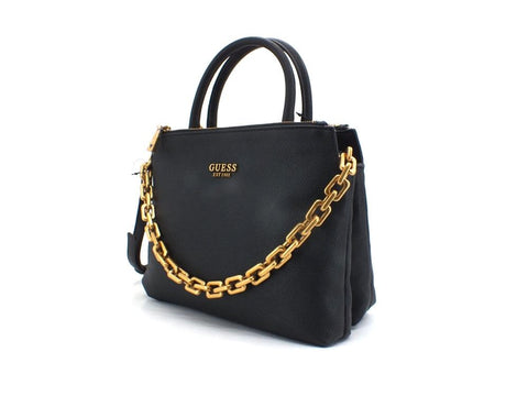 GUESS Turin Borsa Satchel Triple Compart Black VB840006 - Sandrini Calzature e Abbigliamento