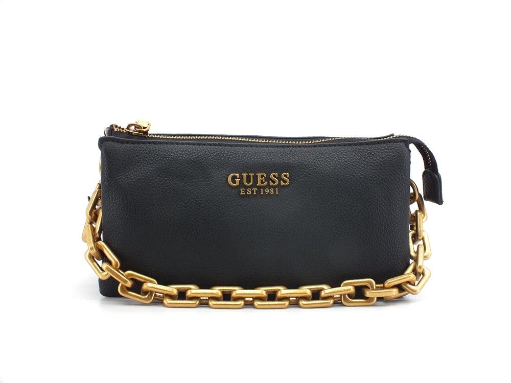 GUESS Turin Mini Tri Compart Borsa Pochette Black VB840072 - Sandrini Calzature e Abbigliamento