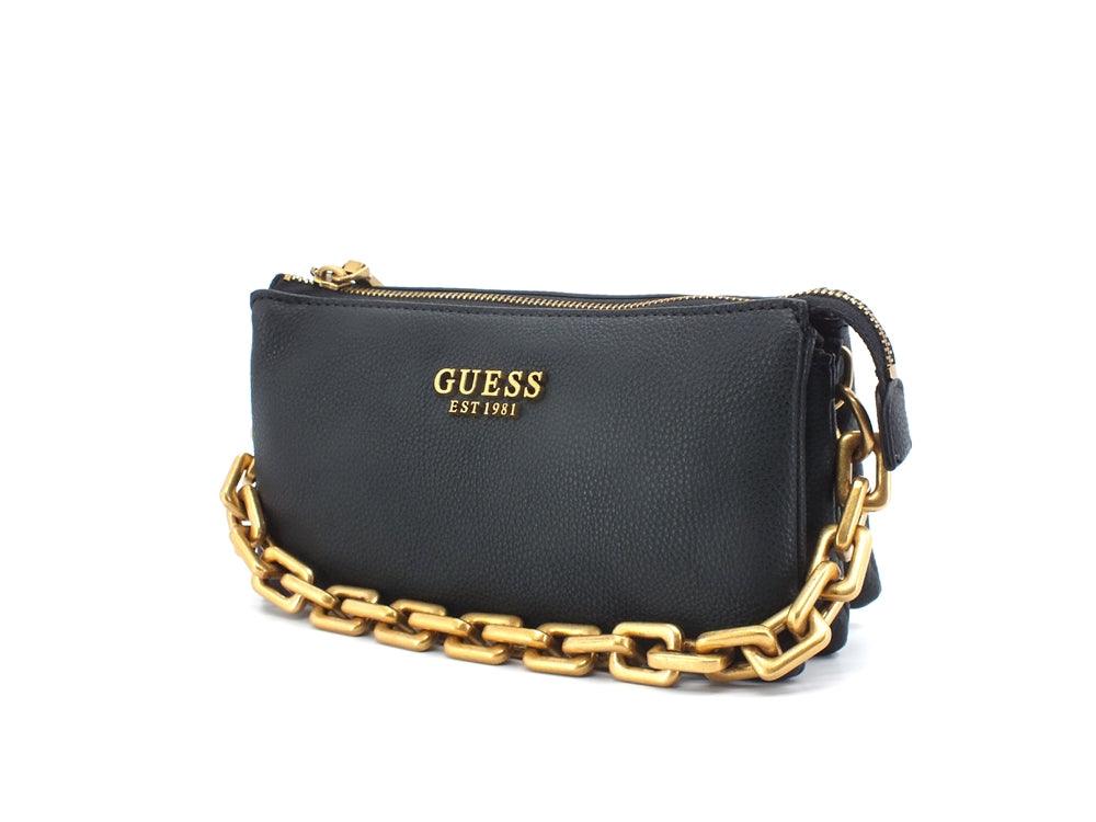 GUESS Turin Mini Tri Compart Borsa Pochette Black VB840072 - Sandrini Calzature e Abbigliamento