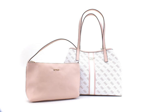 GUESS Vikky Tote Loghi Printed Borsa Loghi White Multi KG699523 - Sandrini Calzature e Abbigliamento