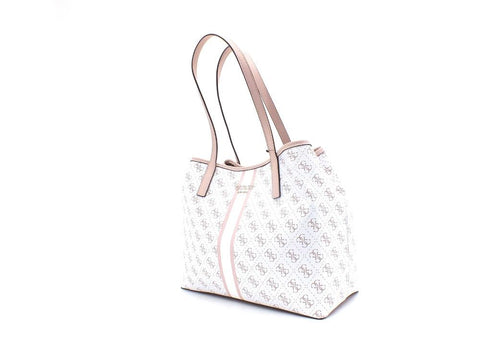 GUESS Vikky Tote Loghi Printed Borsa Loghi White Multi KG699523 - Sandrini Calzature e Abbigliamento
