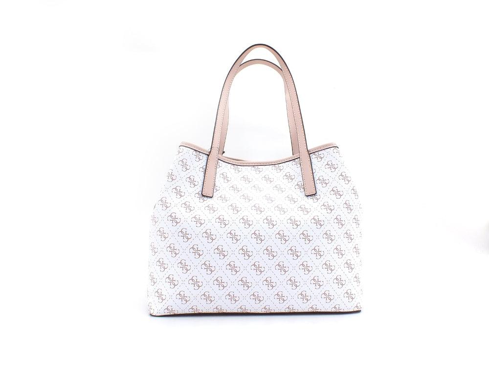 GUESS Vikky Tote Loghi Printed Borsa Loghi White Multi KG699523 - Sandrini Calzature e Abbigliamento