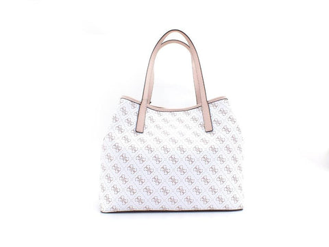 GUESS Vikky Tote Loghi Printed Borsa Loghi White Multi KG699523 - Sandrini Calzature e Abbigliamento