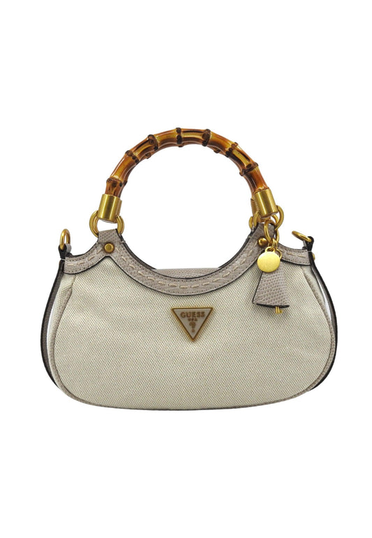 GUESS Zabri Mini Borsa Donna Taupe Beige BA923376 - Sandrini Calzature e Abbigliamento