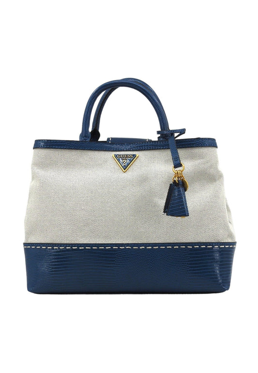 GUESS Zabry Borsa Donna Petrol Bianco WA923306 - Sandrini Calzature e Abbigliamento