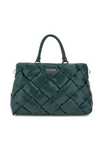 GUESS Zaina Borsa Girlfriend Satchel Forest WG898606 - Sandrini Calzature e Abbigliamento