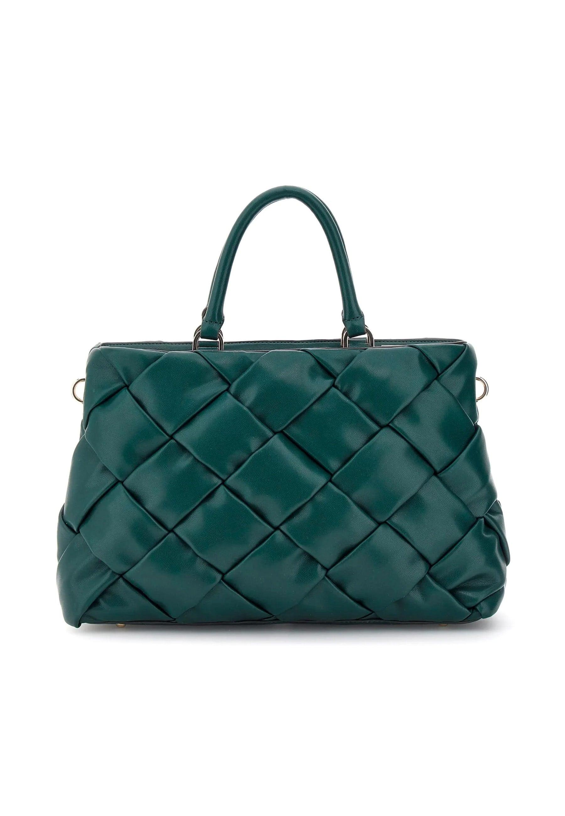 GUESS Zaina Borsa Girlfriend Satchel Forest WG898606 - Sandrini Calzature e Abbigliamento