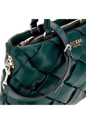 GUESS Zaina Borsa Girlfriend Satchel Forest WG898606 - Sandrini Calzature e Abbigliamento
