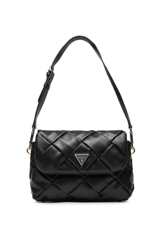GUESS Zaina Tracolla Shoulder Bag Black WG898619 - Sandrini Calzature e Abbigliamento